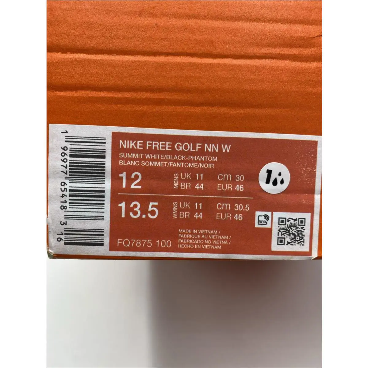 Nike shoes - Nike Free Golf - Free Golf - FQ7875 100 - Summit White/Black-Phantom (UPC: 196977654183) 6