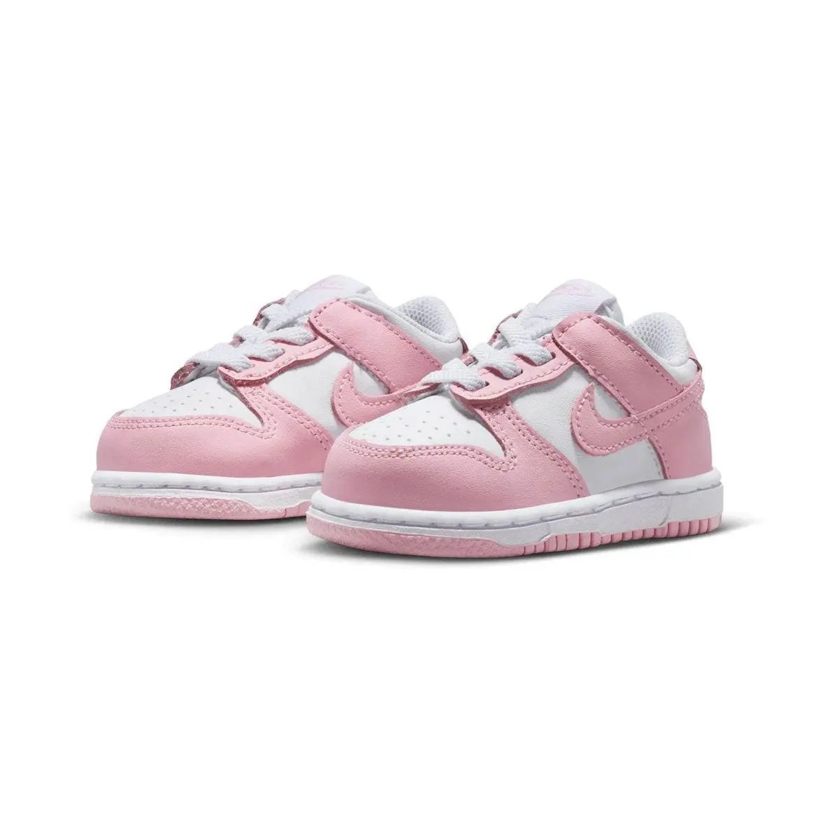 Boys Toddler Nike Dunk Low_white/med Soft Pink-white-white FB9107-125-SIZE 7