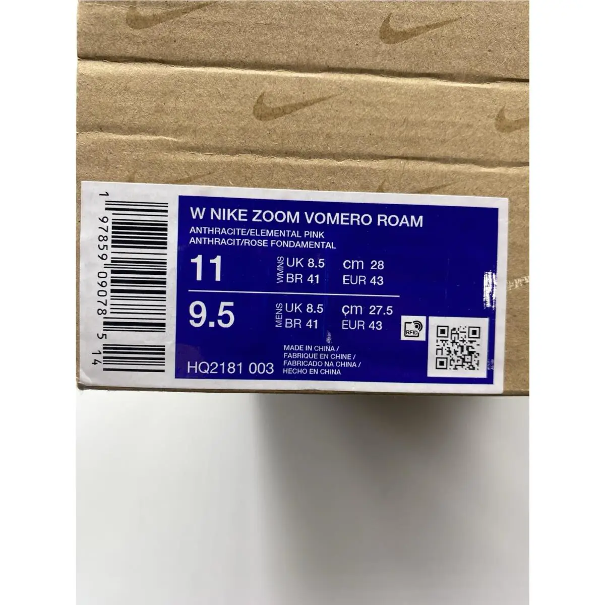 Nike shoes - Nike Zoom Vomero - Zoom Vomero - HQ2181 003 - Anthracite/Elemental Pink (UPC: 197859090785) 6