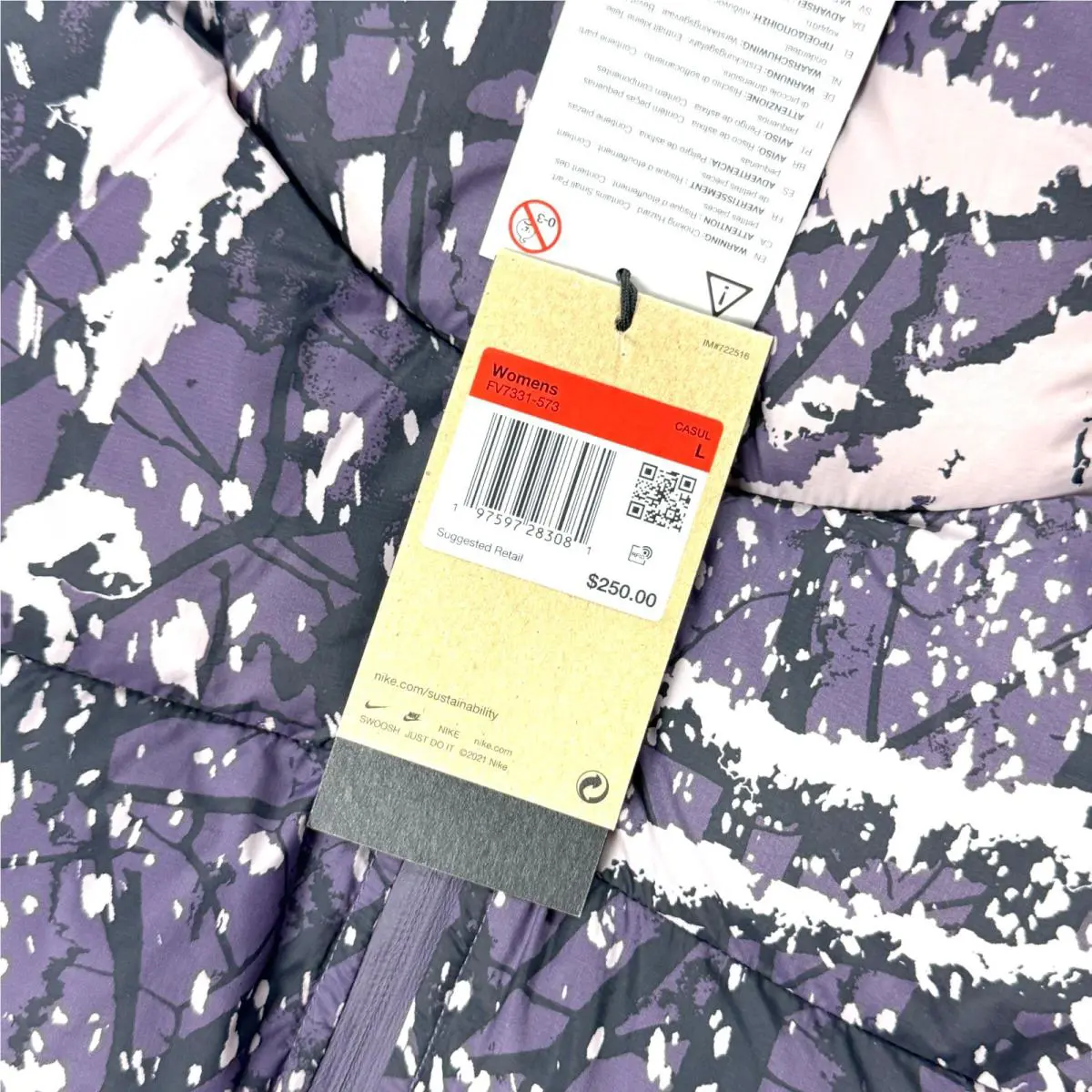 Nike clothing - Purple (UPC: 197597283081) 4