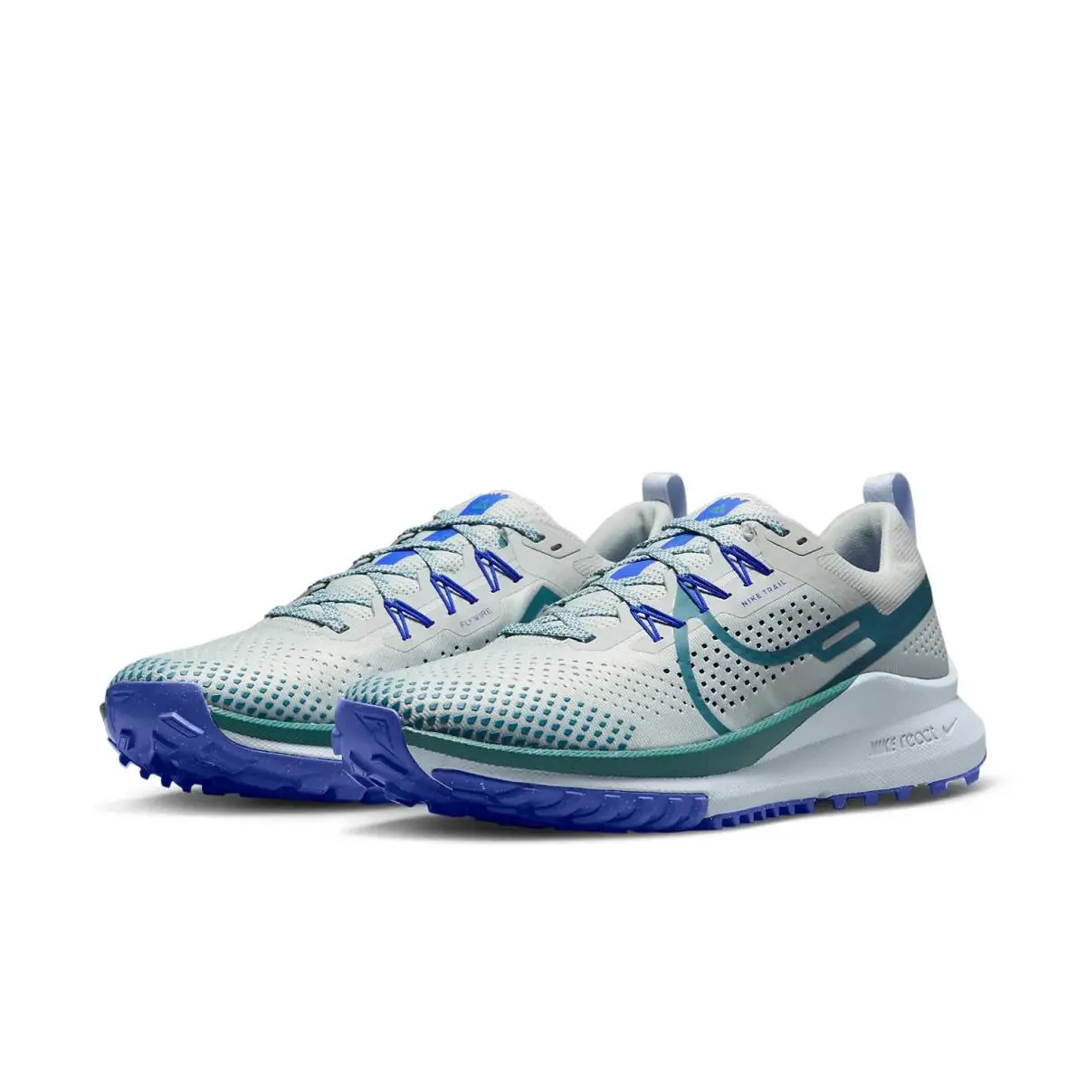 Nike React Pegasus Trail 4 Womens Size 8.5 Mineral Teal Blue Shoes DJ6158-005 - Teal