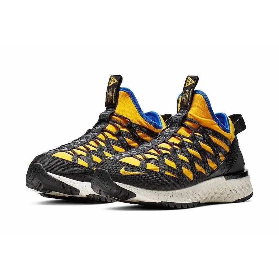 Nike Acg React Terra Gobe - Hiking - Amarillo Black - Men’s Size 12 - BV6344-700