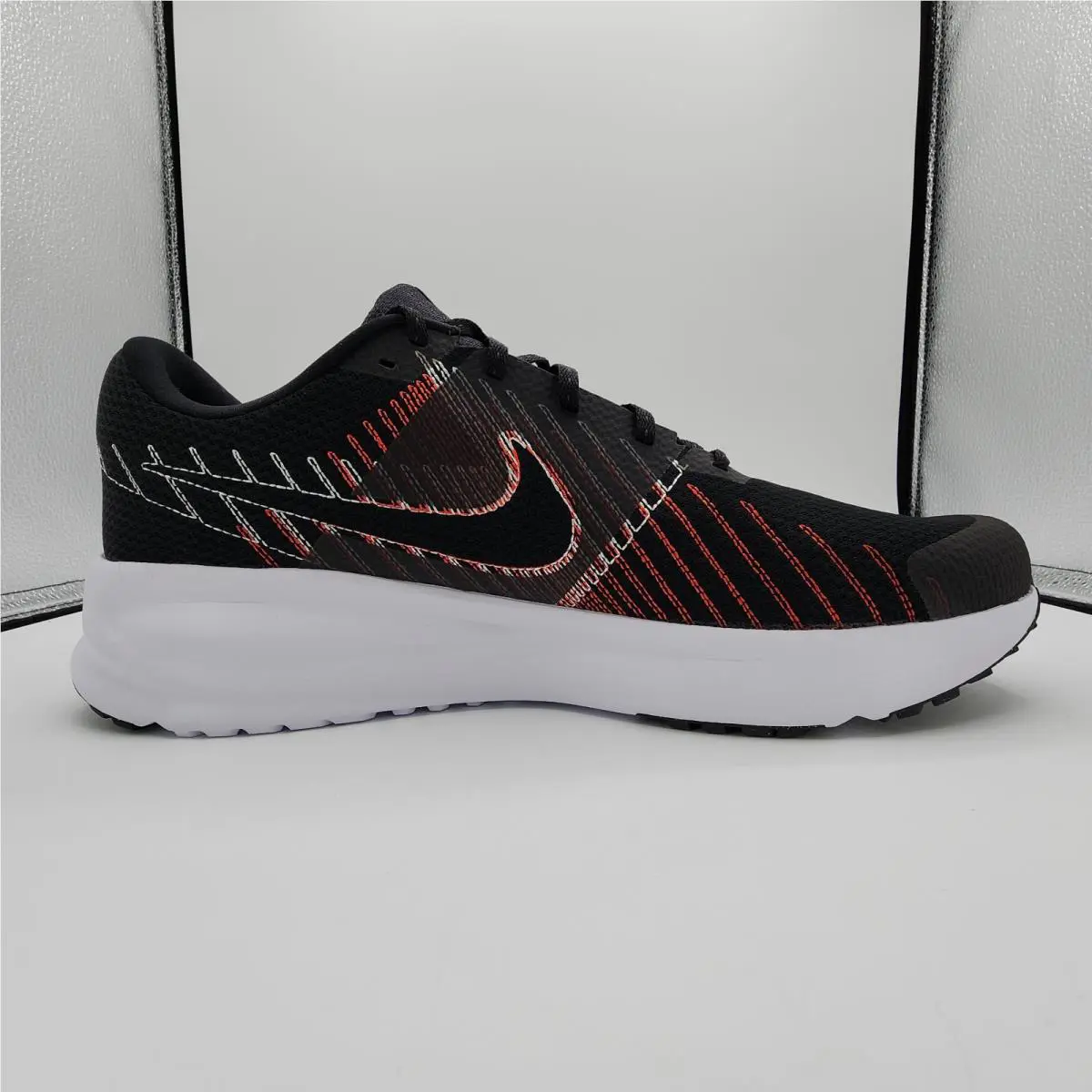 Nike shoes - Nike Run Defy - Run Defy - HM9594-001 - Black / Cool Gray / University Red 1