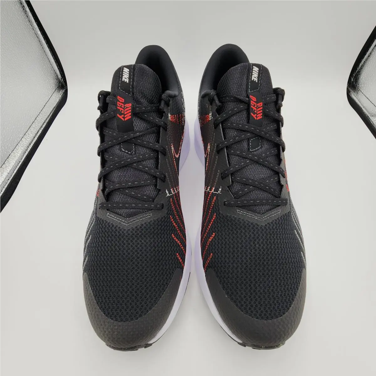 Nike shoes - Nike Run Defy - Run Defy - HM9594-001 - Black / Cool Gray / University Red 4