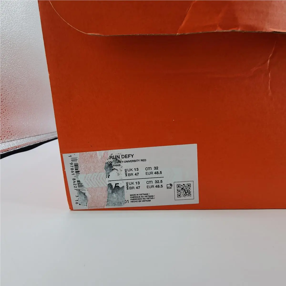 Nike shoes - Nike Run Defy - Run Defy - HM9594-001 - Black / Cool Gray / University Red 8