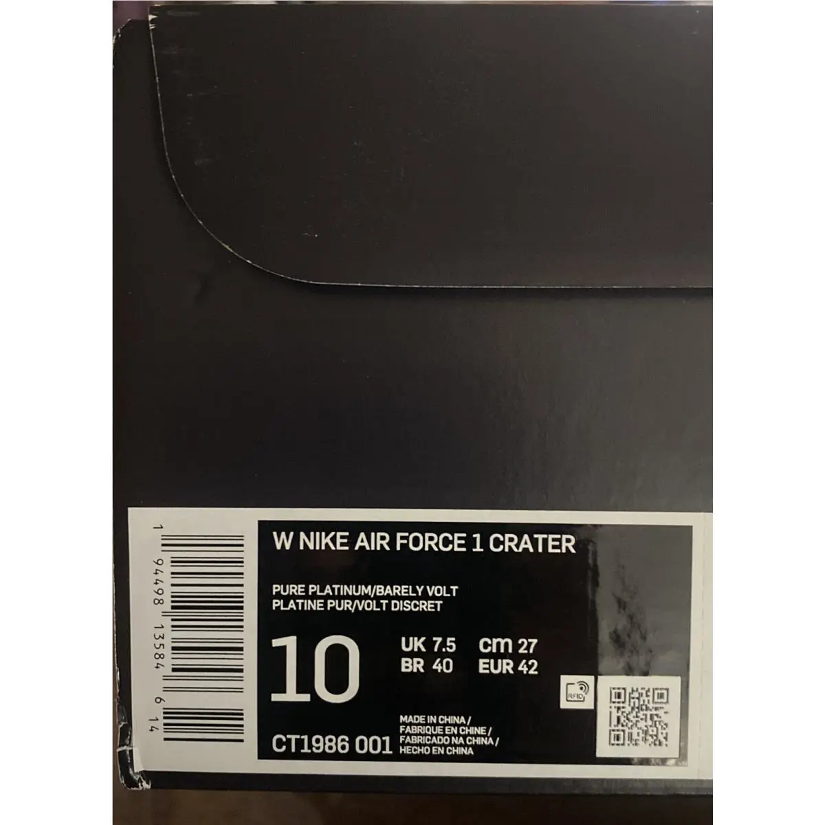 Nike shoes - Nike Air Force 1 - Air Force - Pure Platinum (UPC: 0194498330296) 4