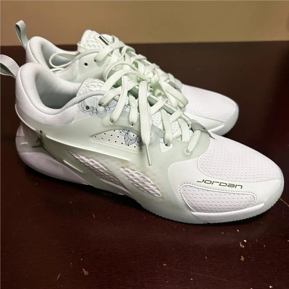 Nike Jordan Heir Size Womens 12.5 / Mens 11 White/green IB7140-102 NO Box