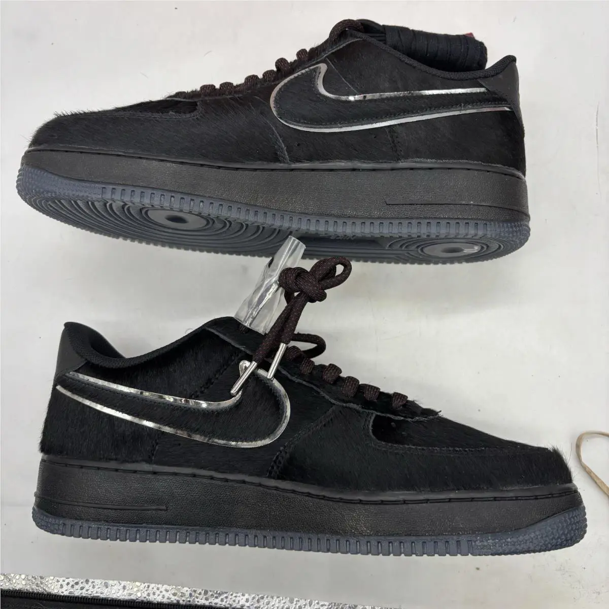 Nike shoes - Nike Air Force 1 - Air Force - HQ7026-001 - Black, Manufacturer: Black/Team Maroon/Metallic Silver 8