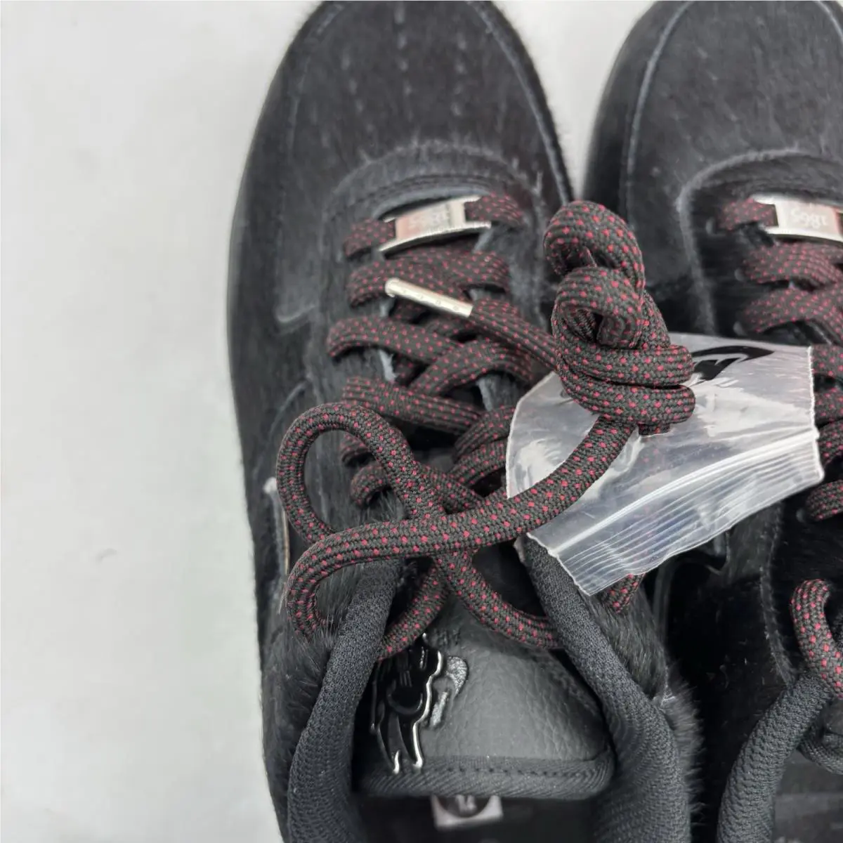 Nike shoes - Nike Air Force 1 - Air Force - HQ7026-001 - Black, Manufacturer: Black/Team Maroon/Metallic Silver 11
