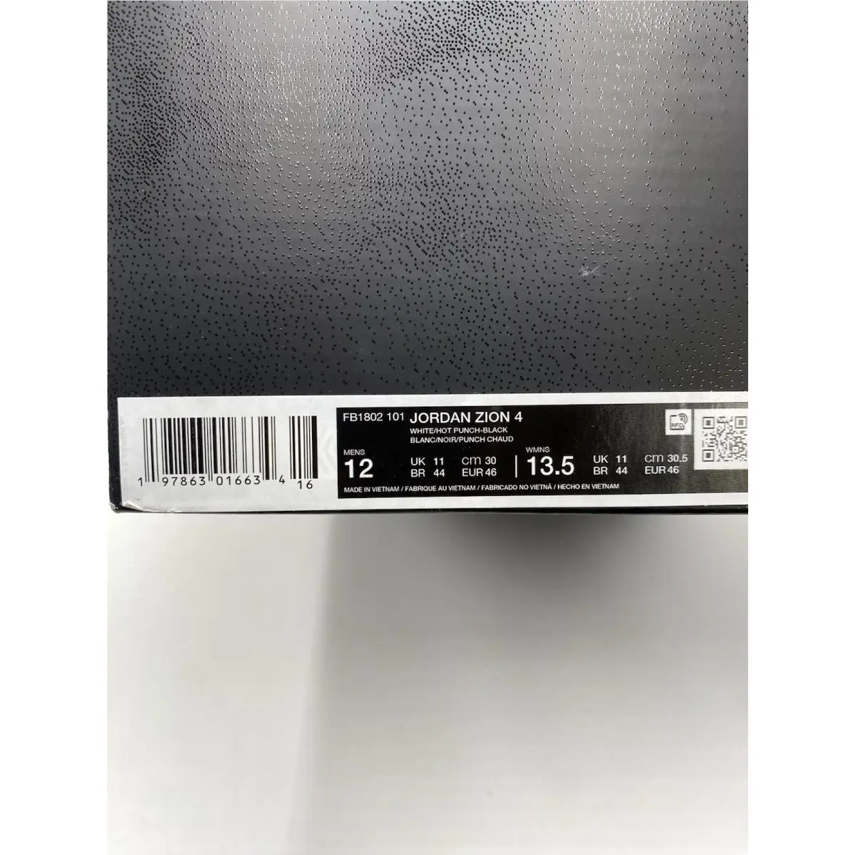 Nike shoes - Jordan Zion - Zion - FB1802 101 - White/Hot Punch-Black (UPC: 197863016634) 8