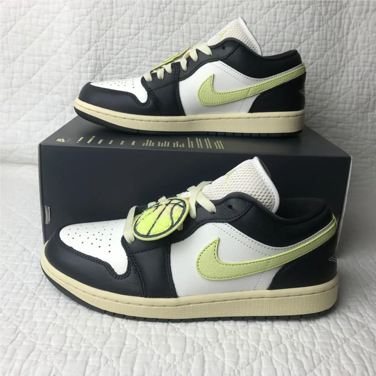 Nike shoes - Air Jordan - Air - HQ3009-003 - Anthracite/ Luminous Green-Sail 1
