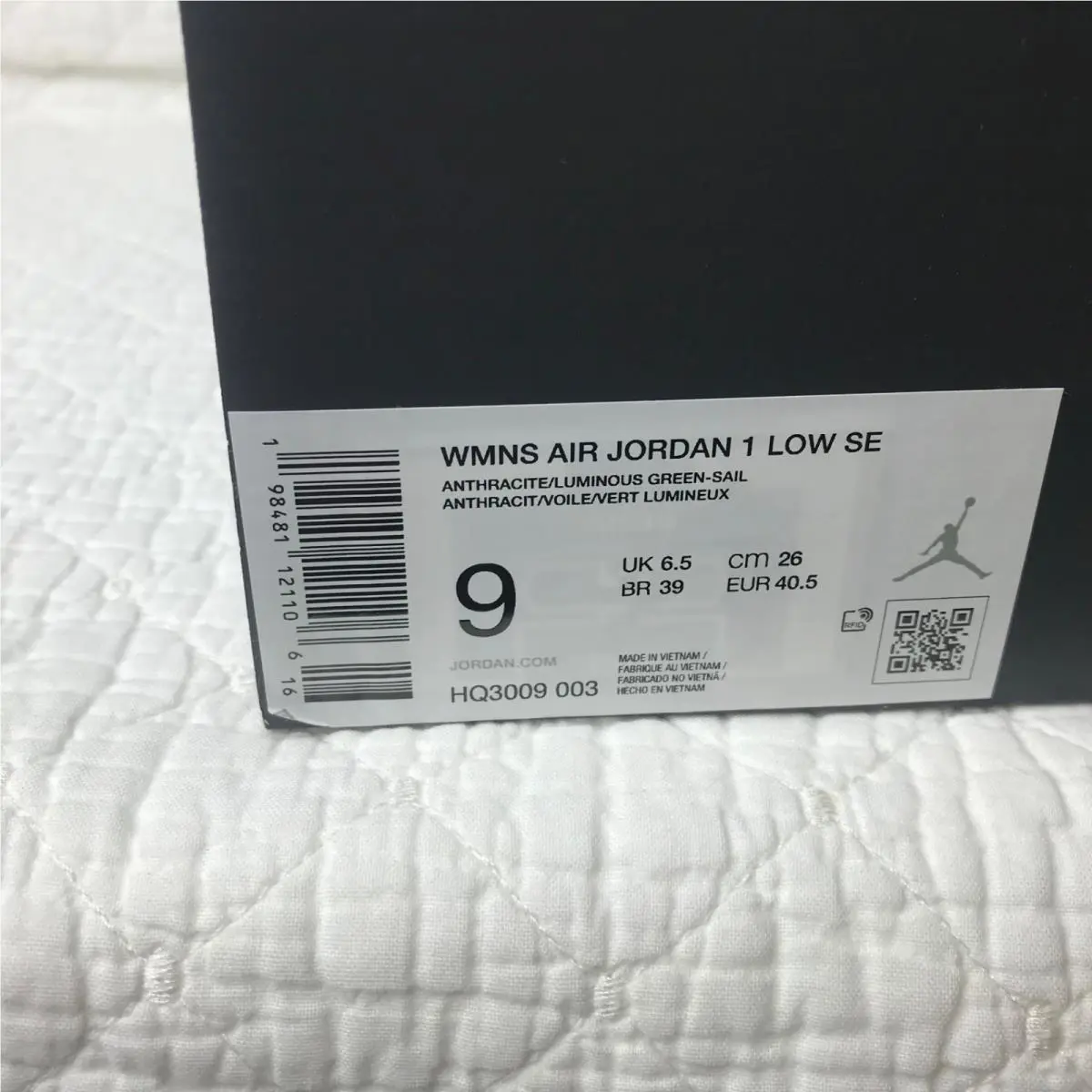 Nike shoes - Air Jordan - Air - HQ3009-003 - Anthracite/ Luminous Green-Sail 11