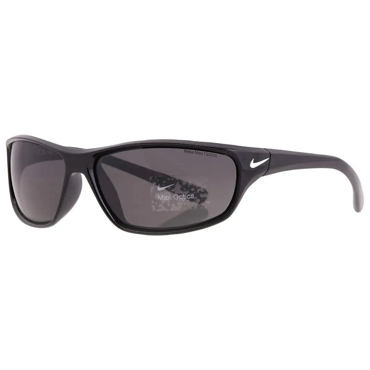 Nike Grey Wrap Men`s Sunglasses Nike Rabid FQ4765 007 63 Nike Rabid FQ4765 007 - Black, Frame: Black, Lens: Grey