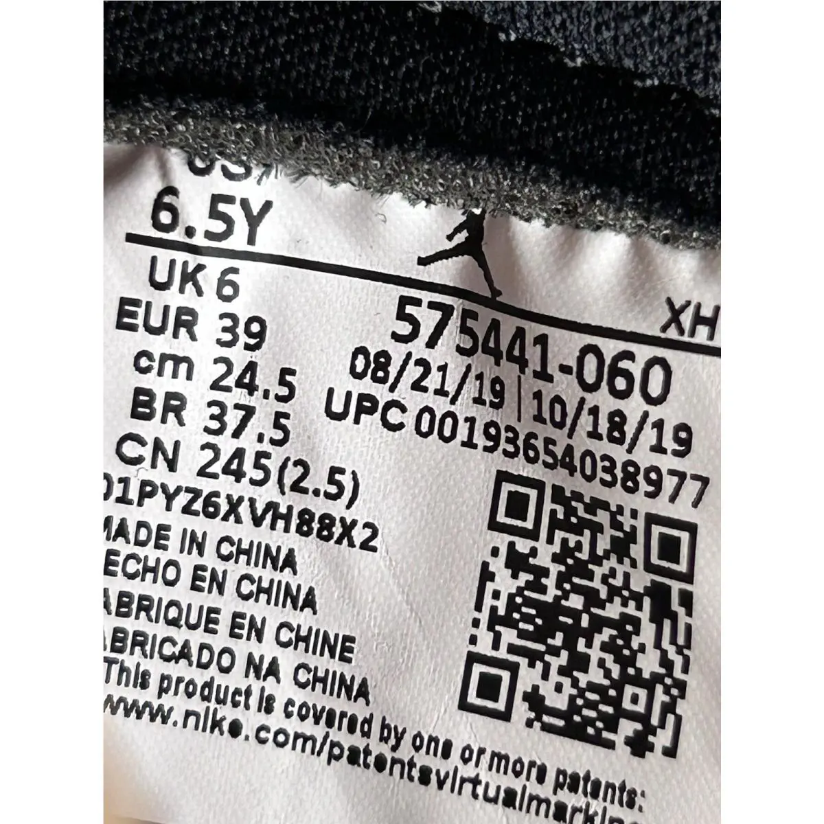 Nike shoes - Air Jordan 1 - Air - Black 8