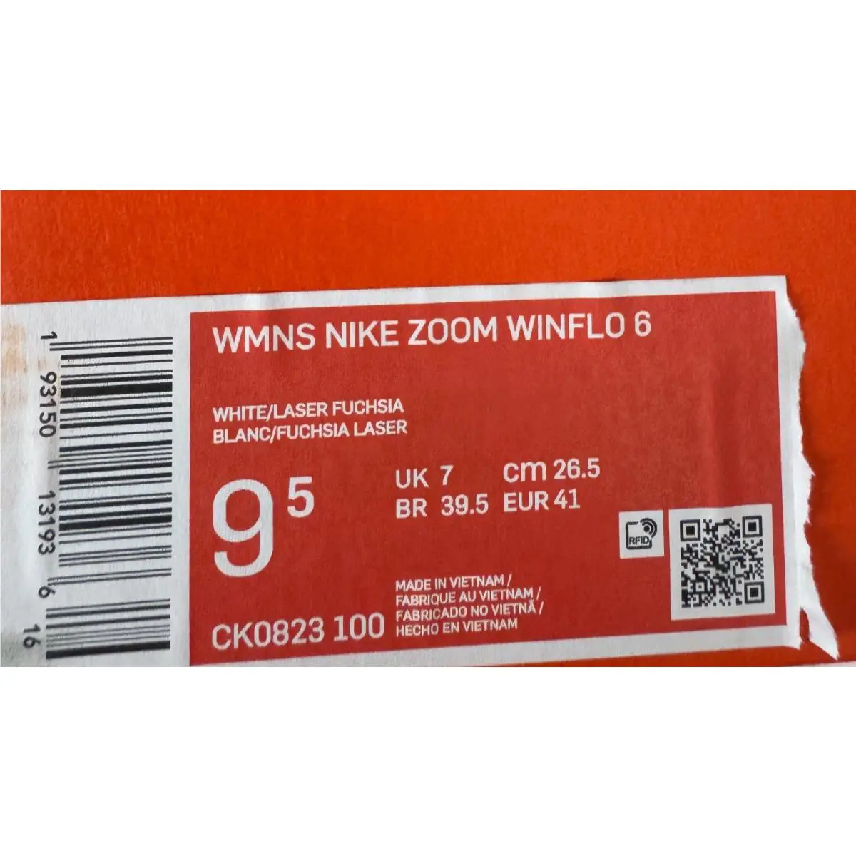 Nike shoes - Nike Zoom Winflo - Zoom Winflo - CK0823-100 - Pink (UPC: 193150131929) 7