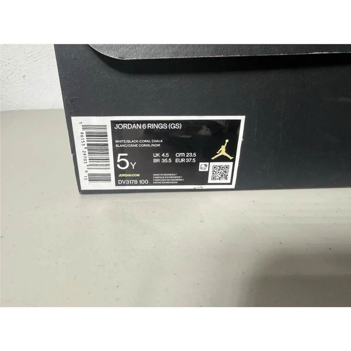 Nike shoes - Air Jordan 6 Rings - Air Rings - White 5