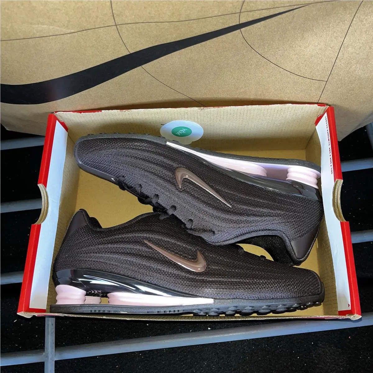 Nike shoes - Nike Shox Z - Shox - HQ7540-200 - Brown 7
