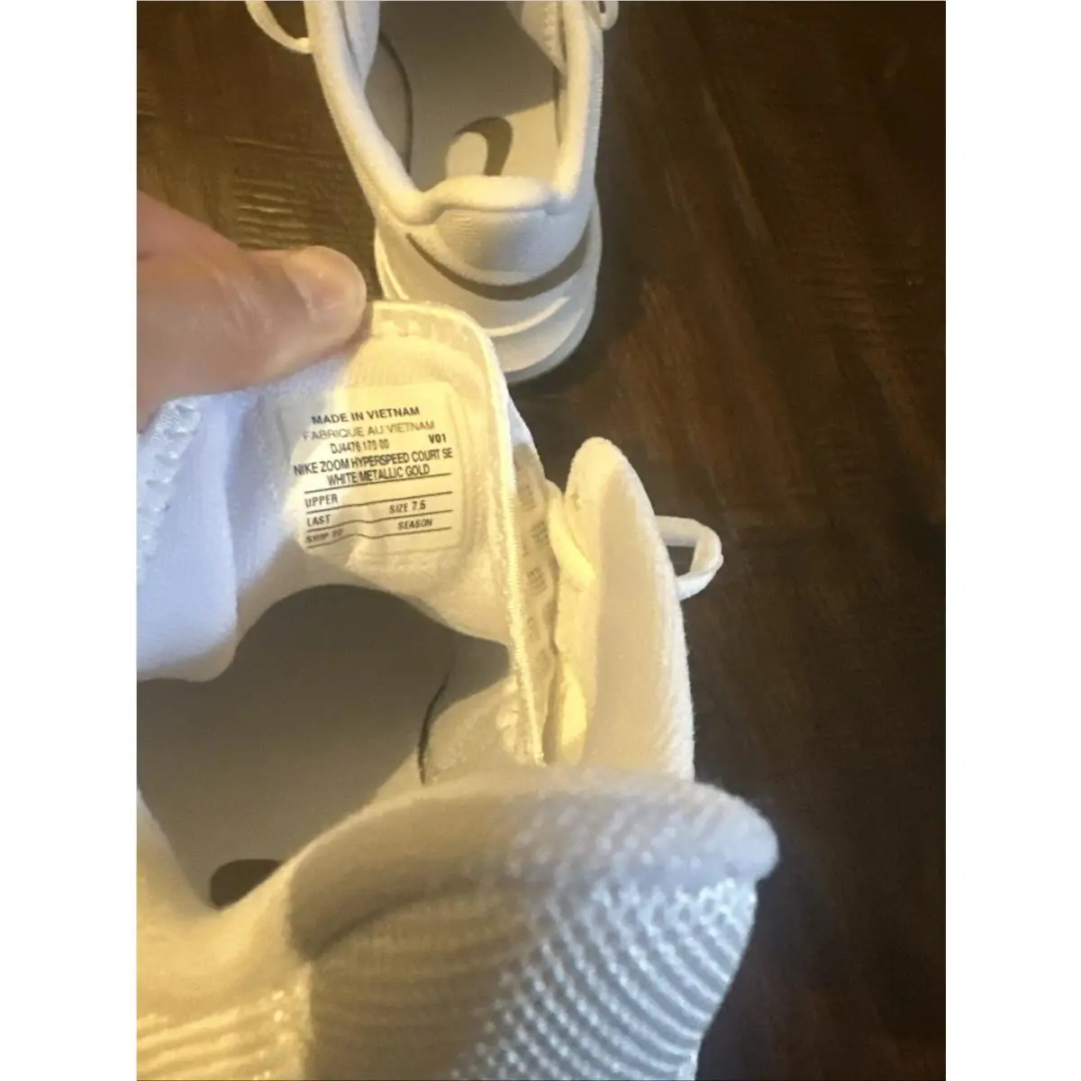 Nike shoes - Nike Zoom Hyperspeed - Zoom Hyperspeed - White (UPC: 0195240872088) 3