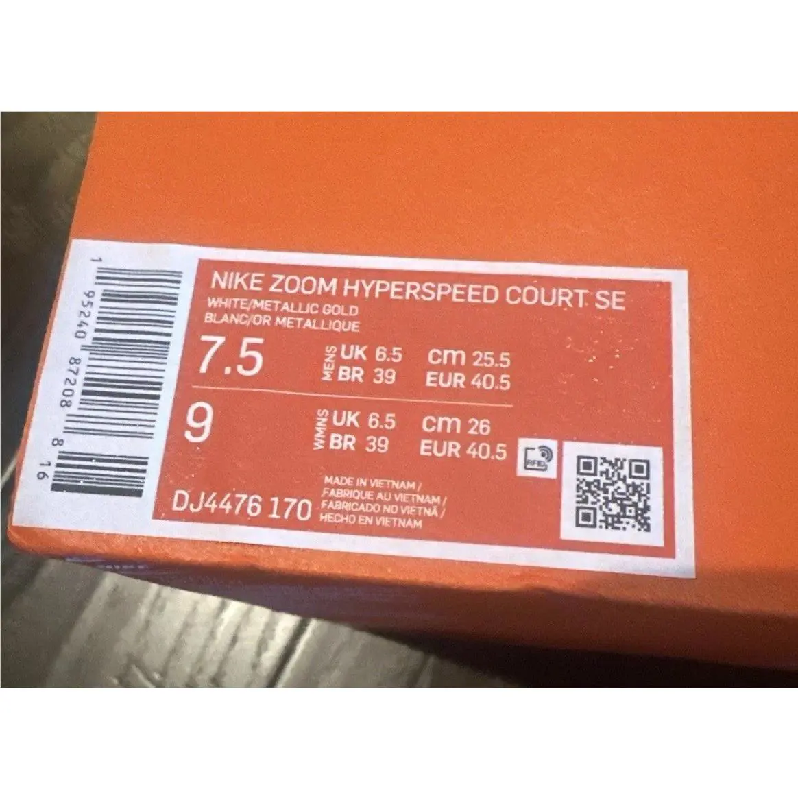 Nike shoes - Nike Zoom Hyperspeed - Zoom Hyperspeed - White (UPC: 0195240872088) 5