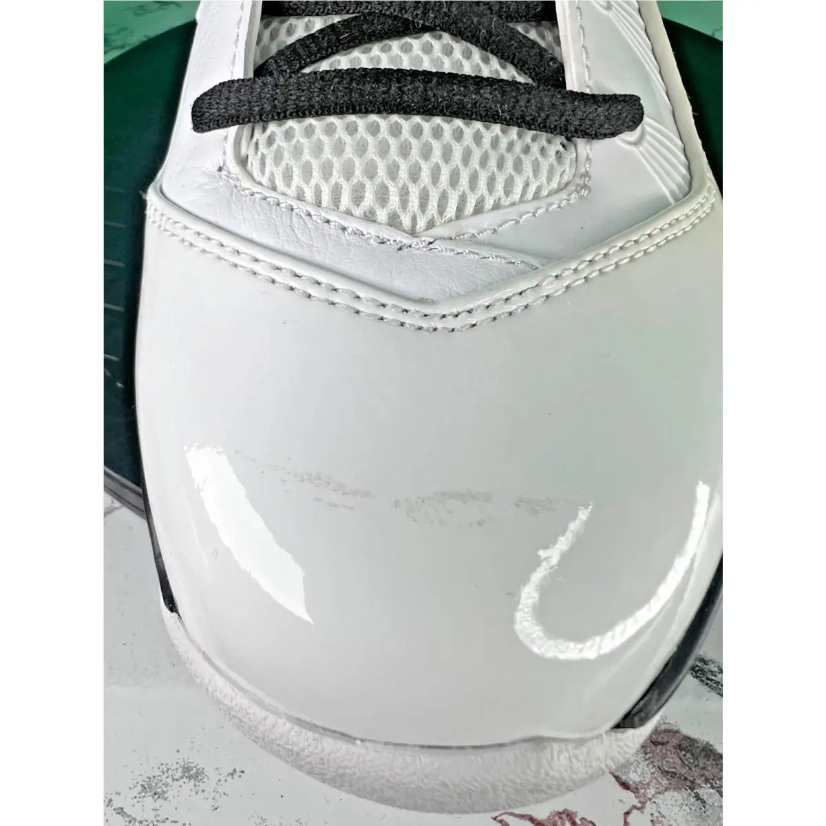 Nike shoes - Jordan Melo M8 - Melo - 469787-101 - White / Varsity Red / Black (UPC: 00883419802751) 11