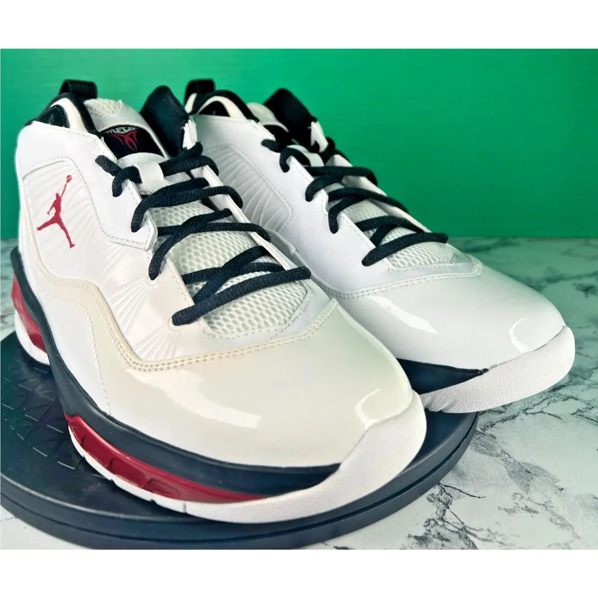 Nike shoes - Jordan Melo M8 - Melo - 469787-101 - White / Varsity Red / Black (UPC: 00883419802751) 1