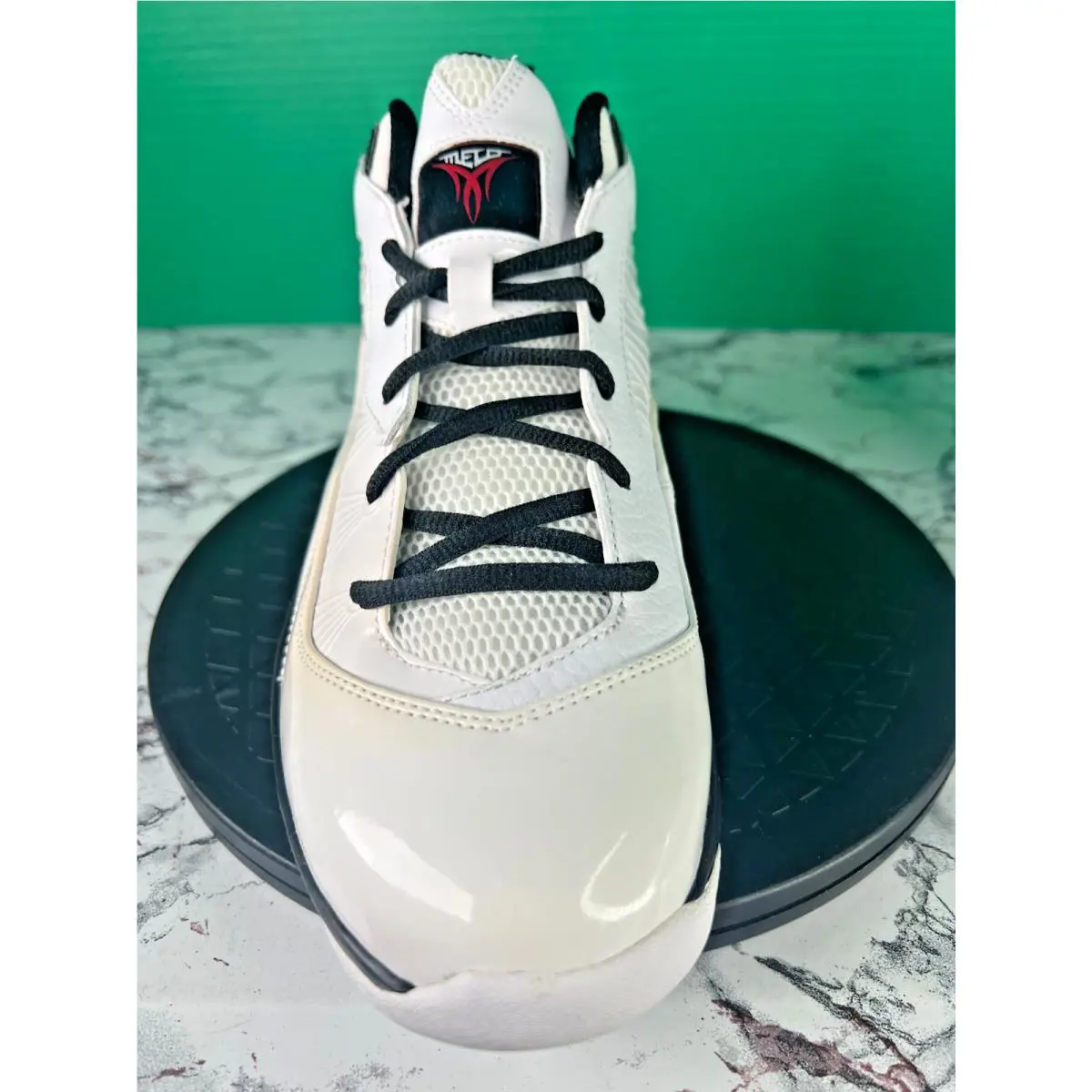 Nike shoes - Jordan Melo M8 - Melo - 469787-101 - White / Varsity Red / Black (UPC: 00883419802751) 4