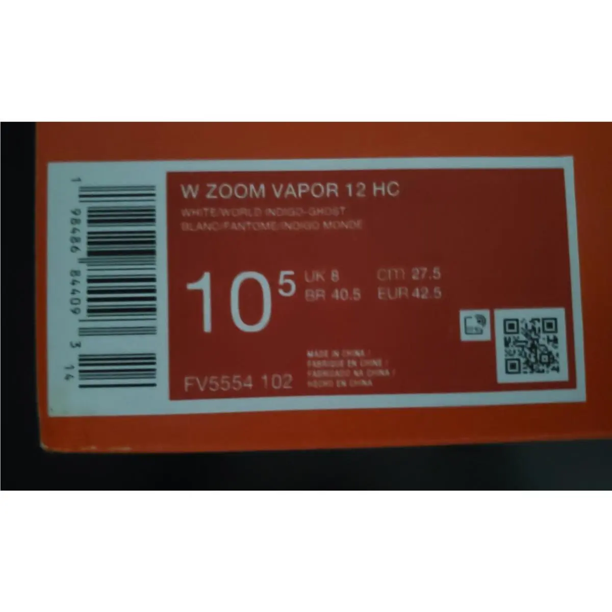 Nike shoes - Nike Zoom Vapor 12 HC - FV5554 102 - White 10
