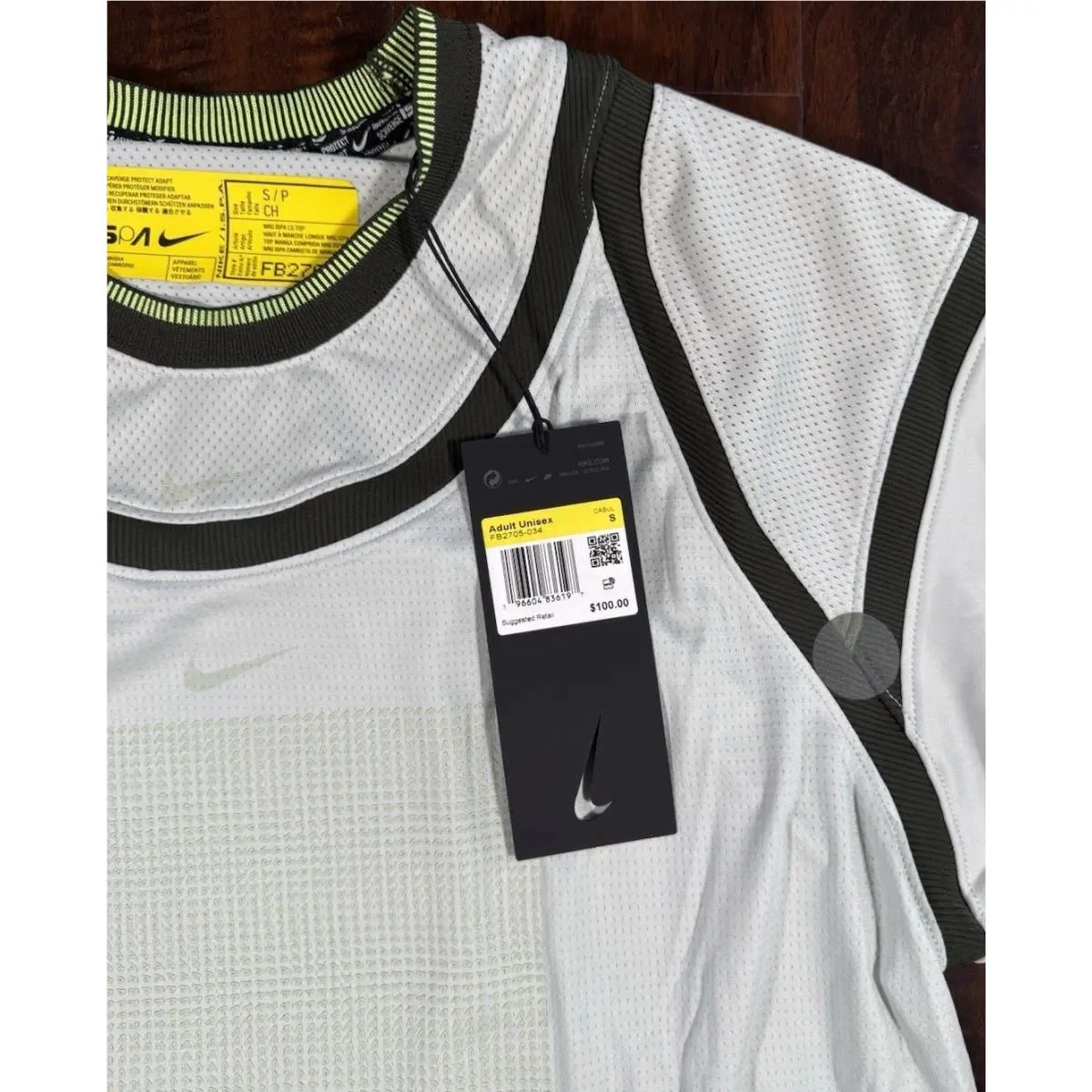 Nike clothing - Nike Dri-Fit - Fb2705-034 - Multicolor, Manufacturer: Dark Grey/Atmosphere Grey/Summit White 7