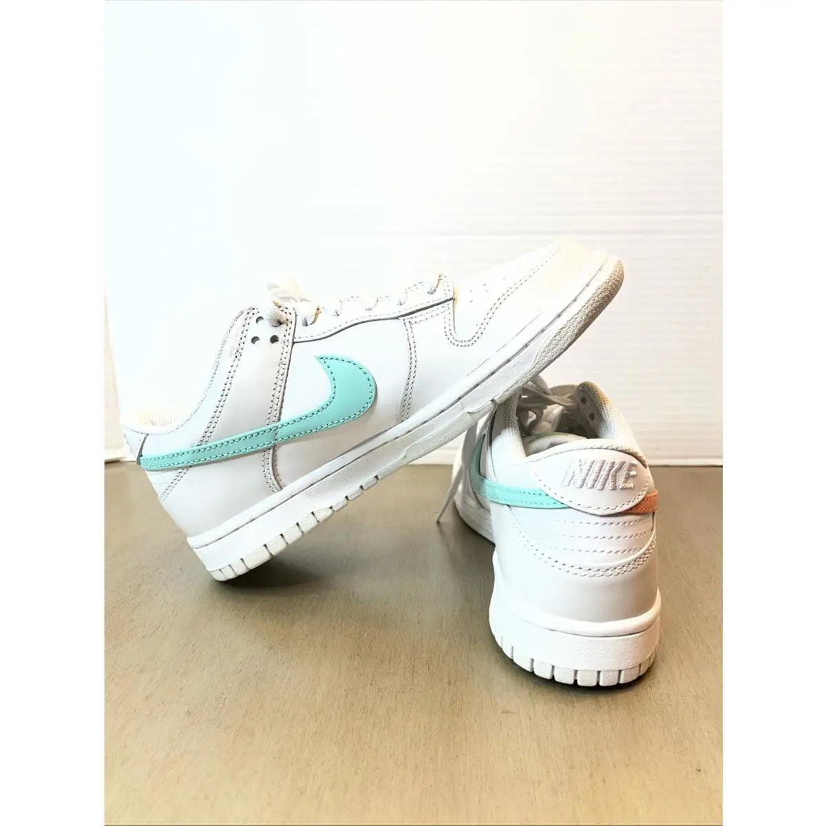 Nike shoes - Nike Dunk Low GS - Dunk Low - CW1590 101 - White/Crimson Bliss (UPC: 0194957395057) 5