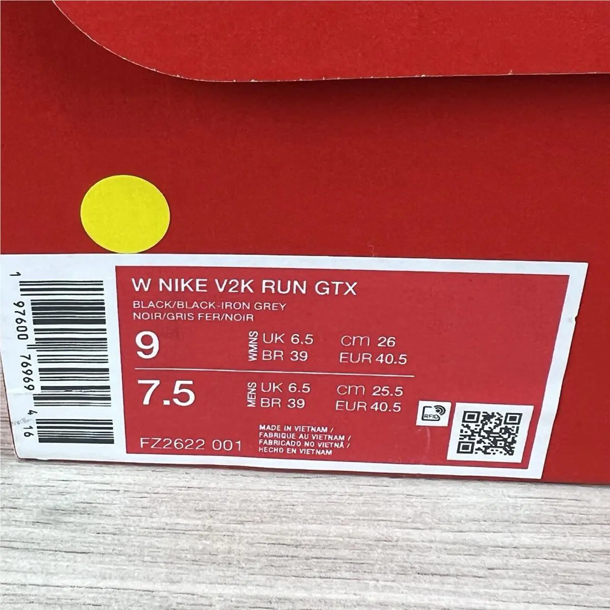 Nike shoes - Nike V2K Run - Run - FZ2622-001 - Black 8