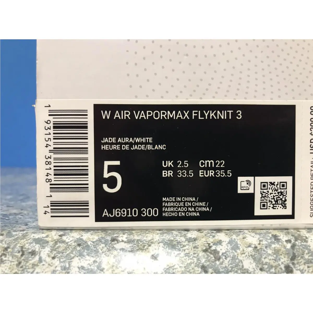 Nike shoes - Nike Air VaporMax Flyknit - Air VaporMax Flyknit - AJ6910-300 - White 5