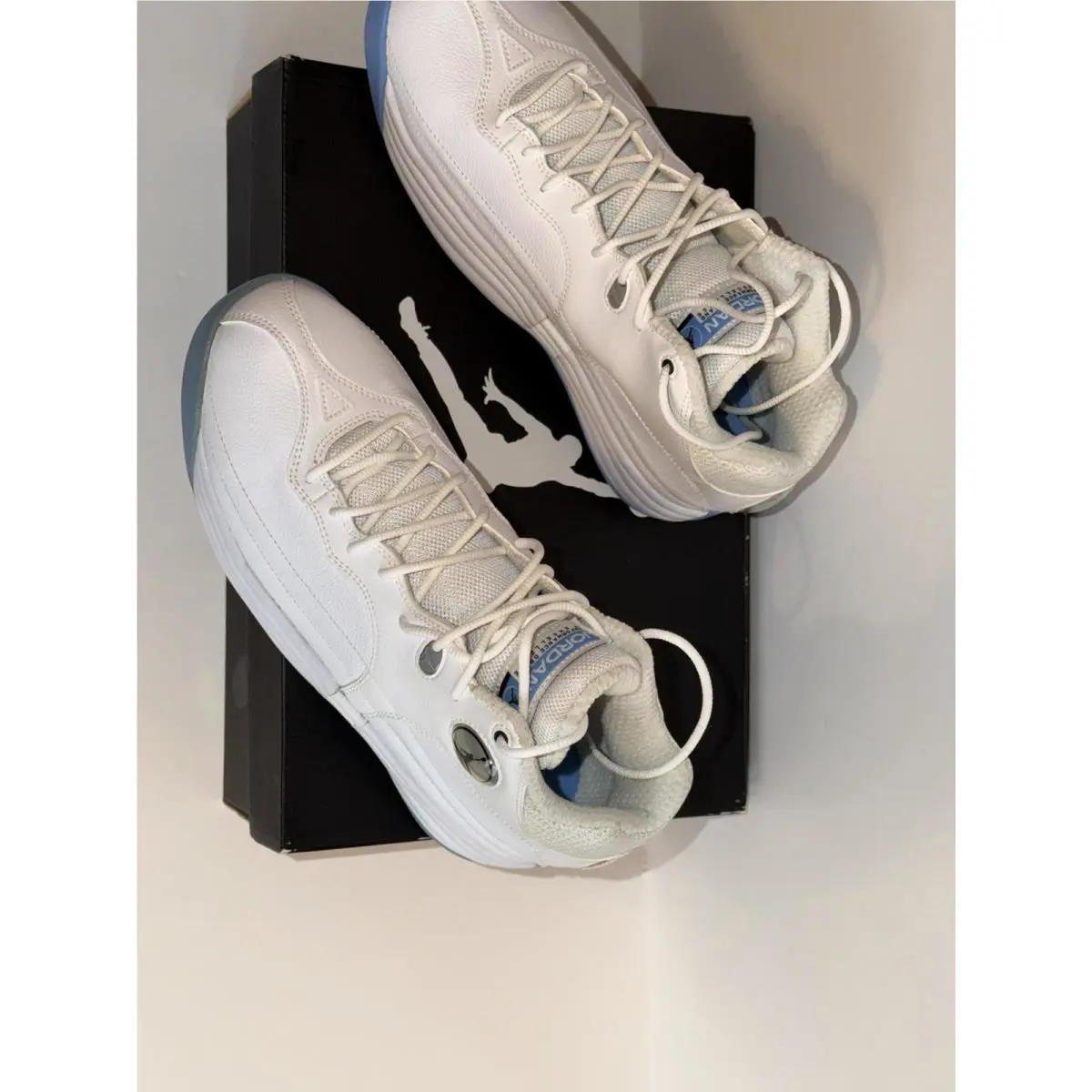 Nike shoes - Jordan Jumpman Team 1 - Jumpman Team - White, Blue 3
