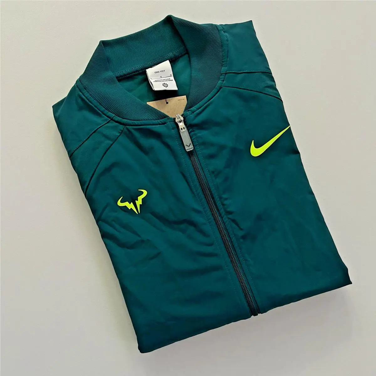 Nike clothing - Nike Dri-FIT Rafa Nadal - Rafa Nadal - DV2885 DV2885-381 DV2885 381 - Geode Teal/Volt (UPC: 197596739886) 8