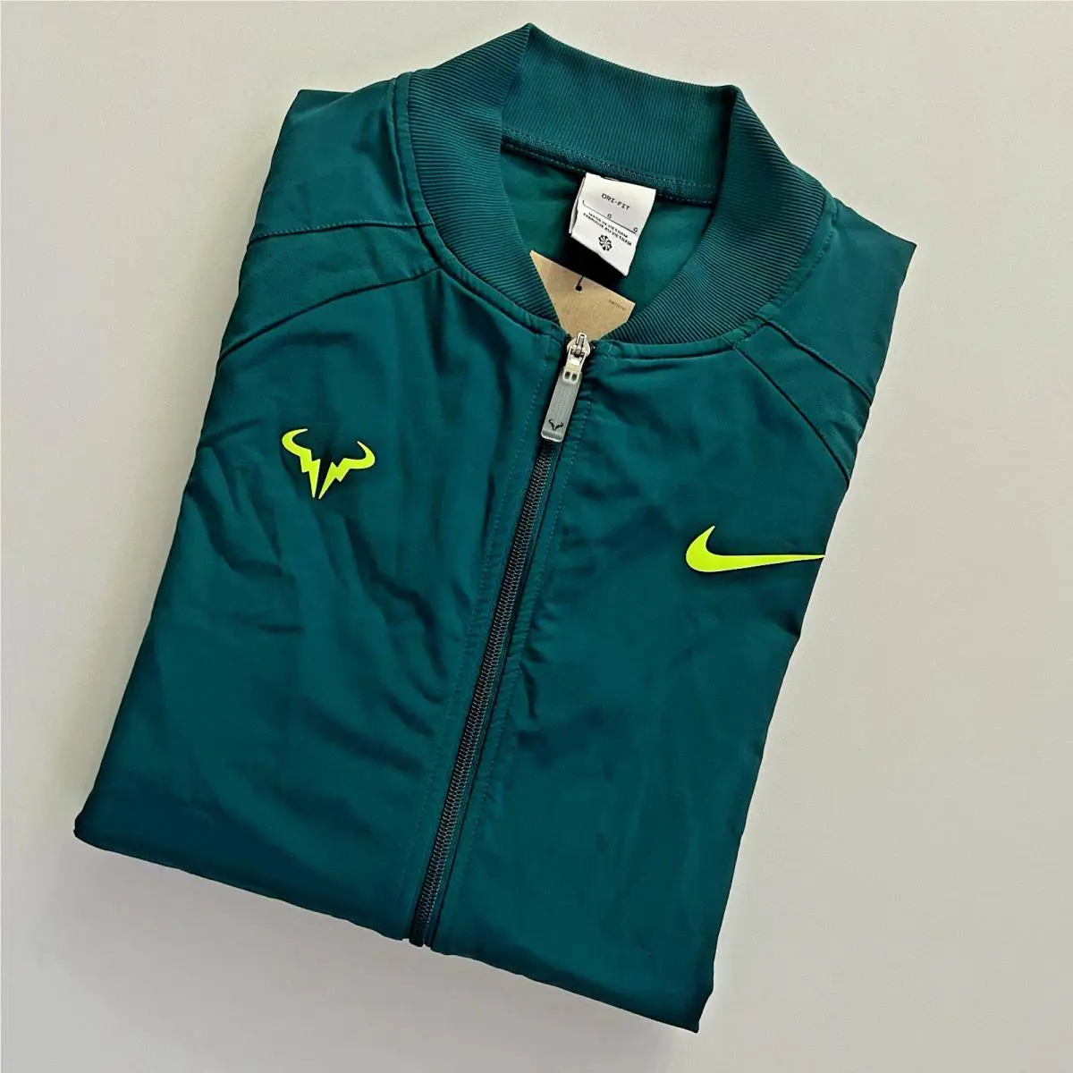 Nike clothing - Nike Dri-FIT Rafa Nadal - Rafa Nadal - DV2885 DV2885-381 DV2885 381 - Geode Teal/Volt (UPC: 197596739886) 12