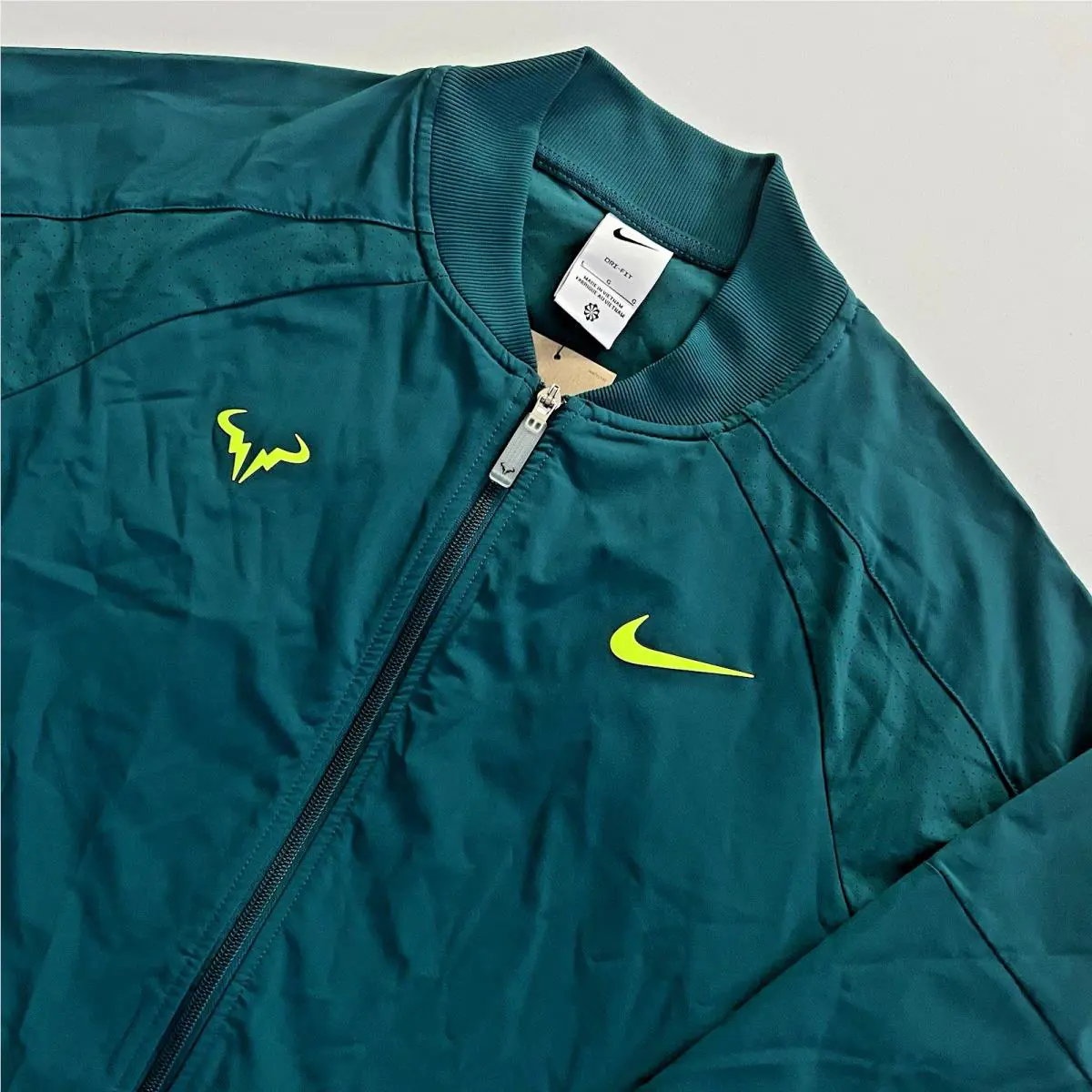 Nike clothing - Nike Dri-FIT Rafa Nadal - Rafa Nadal - DV2885 DV2885-381 DV2885 381 - Geode Teal/Volt (UPC: 197596739886) 1