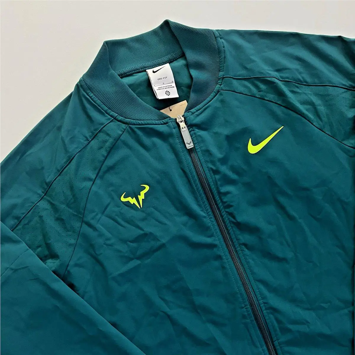 Nike clothing - Nike Dri-FIT Rafa Nadal - Rafa Nadal - DV2885 DV2885-381 DV2885 381 - Geode Teal/Volt (UPC: 197596739886) 2