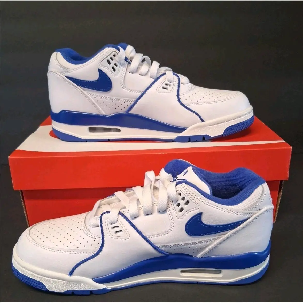 Nike shoes - Nike Air Flight 89 - Air Flight - FZ3045-100 - White/Hyper Royal/Summit White 0