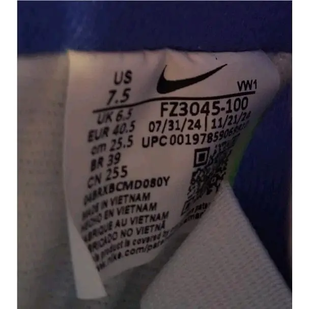 Nike shoes - Nike Air Flight 89 - Air Flight - FZ3045-100 - White/Hyper Royal/Summit White 6