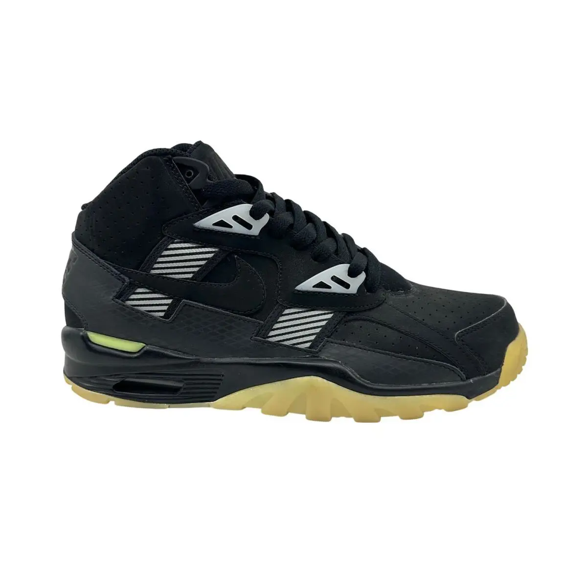 Nike Air Trainer SC High Black White Vivid Purple Mens Size 9.5 Sneaker - Black, Manufacturer: Black White Vivid Purple