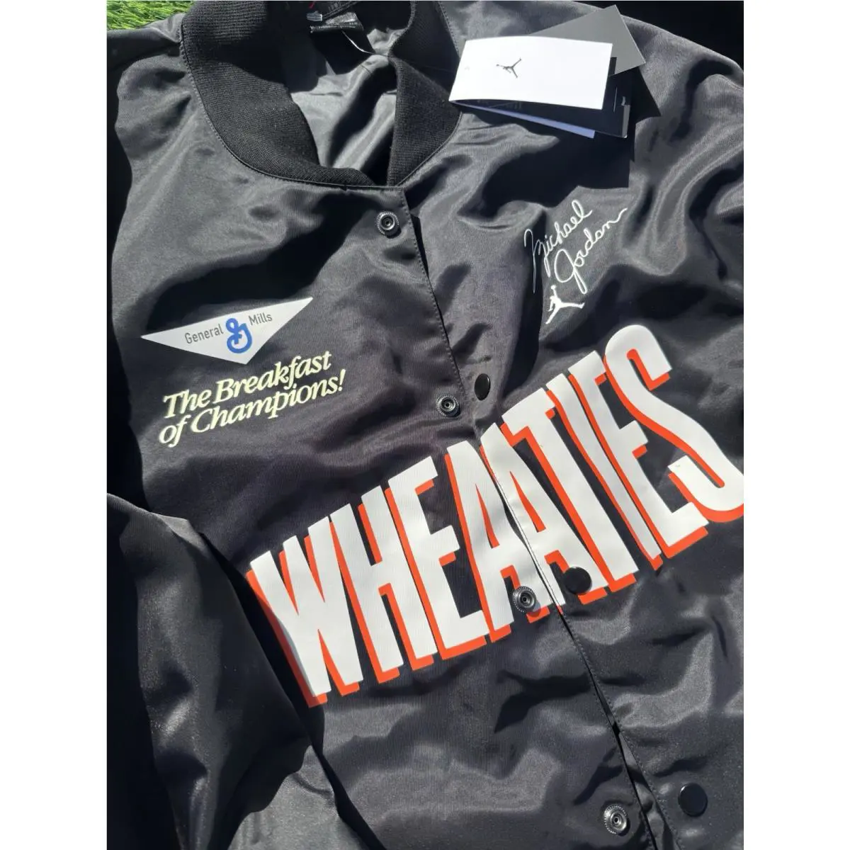 Nike clothing - NIKE JORDAN `S FLIGHT MVP WHEATIES - Black 1