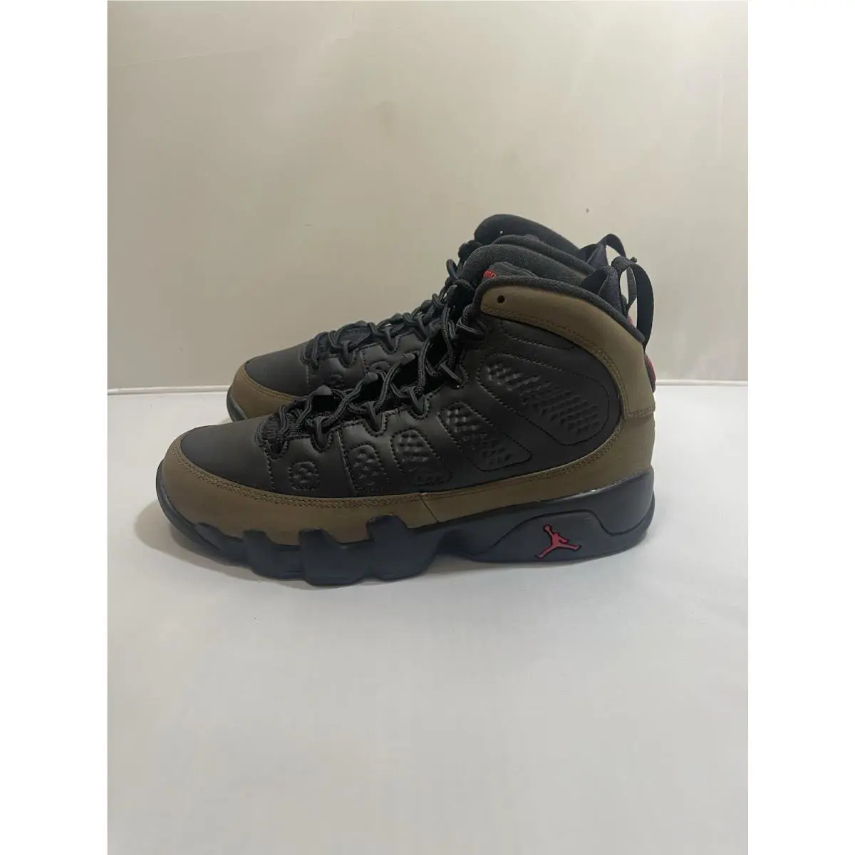 Nike shoes - Air Jordan 9 - Air - Black/True Red Light Olive 2