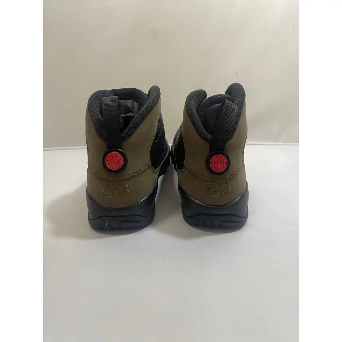Nike shoes - Air Jordan 9 - Air - Black/True Red Light Olive 4