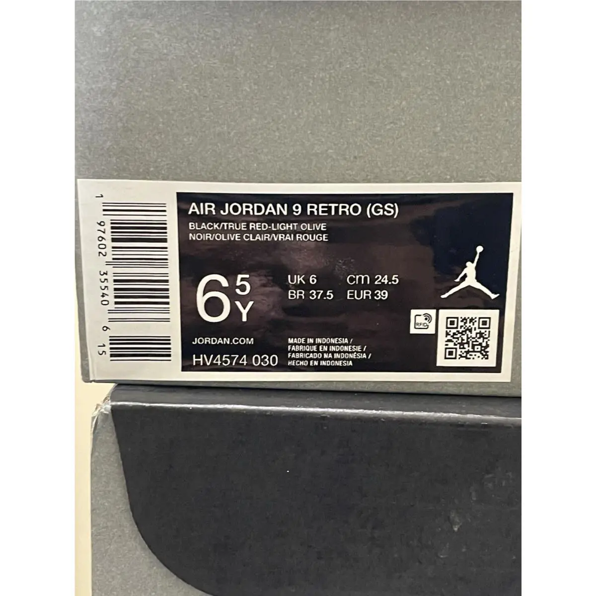 Nike shoes - Air Jordan 9 - Air - Black/True Red Light Olive 11