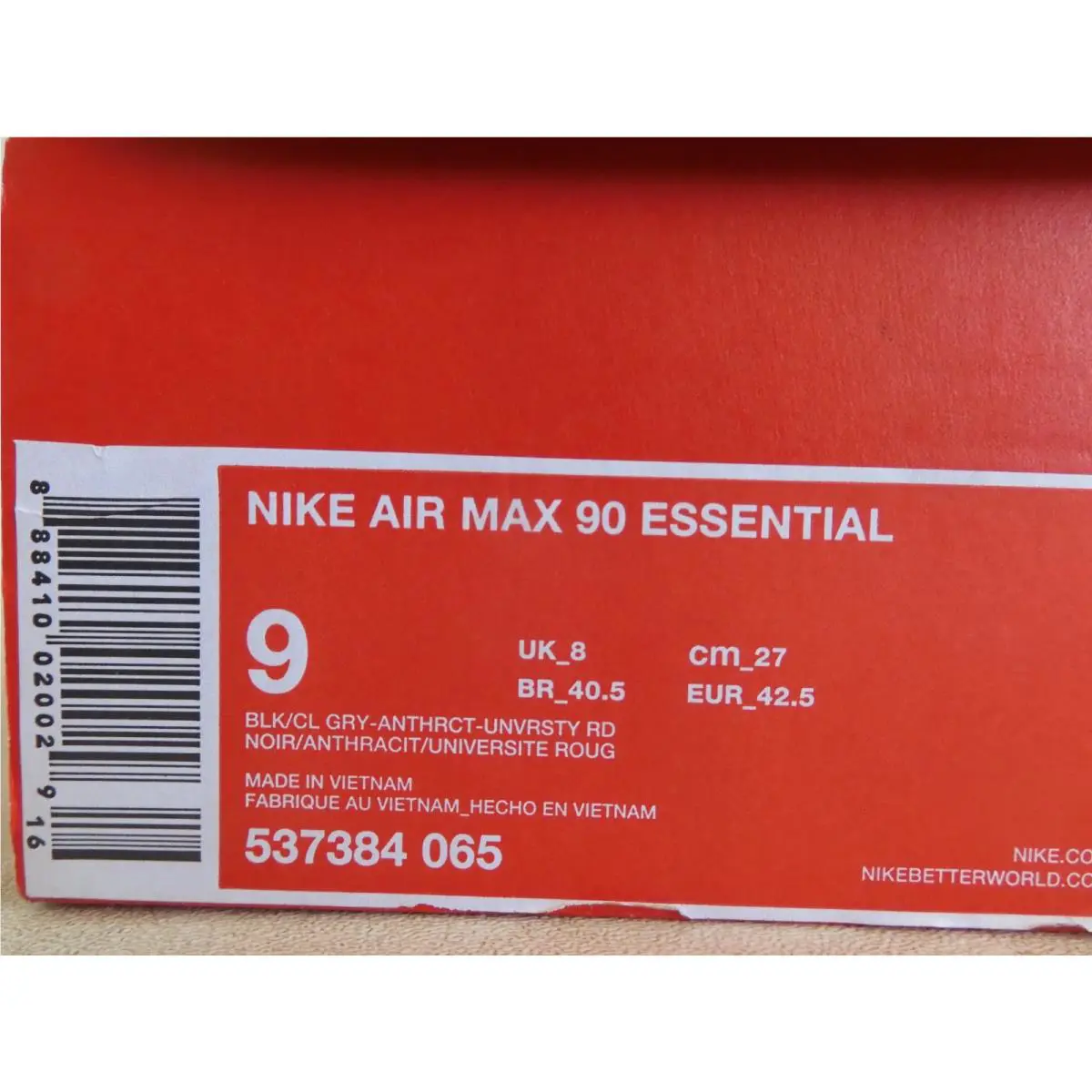 Nike shoes - Nike Air Max 90 - Air Max - 537384 065 - Black (UPC: 888410020029) 6