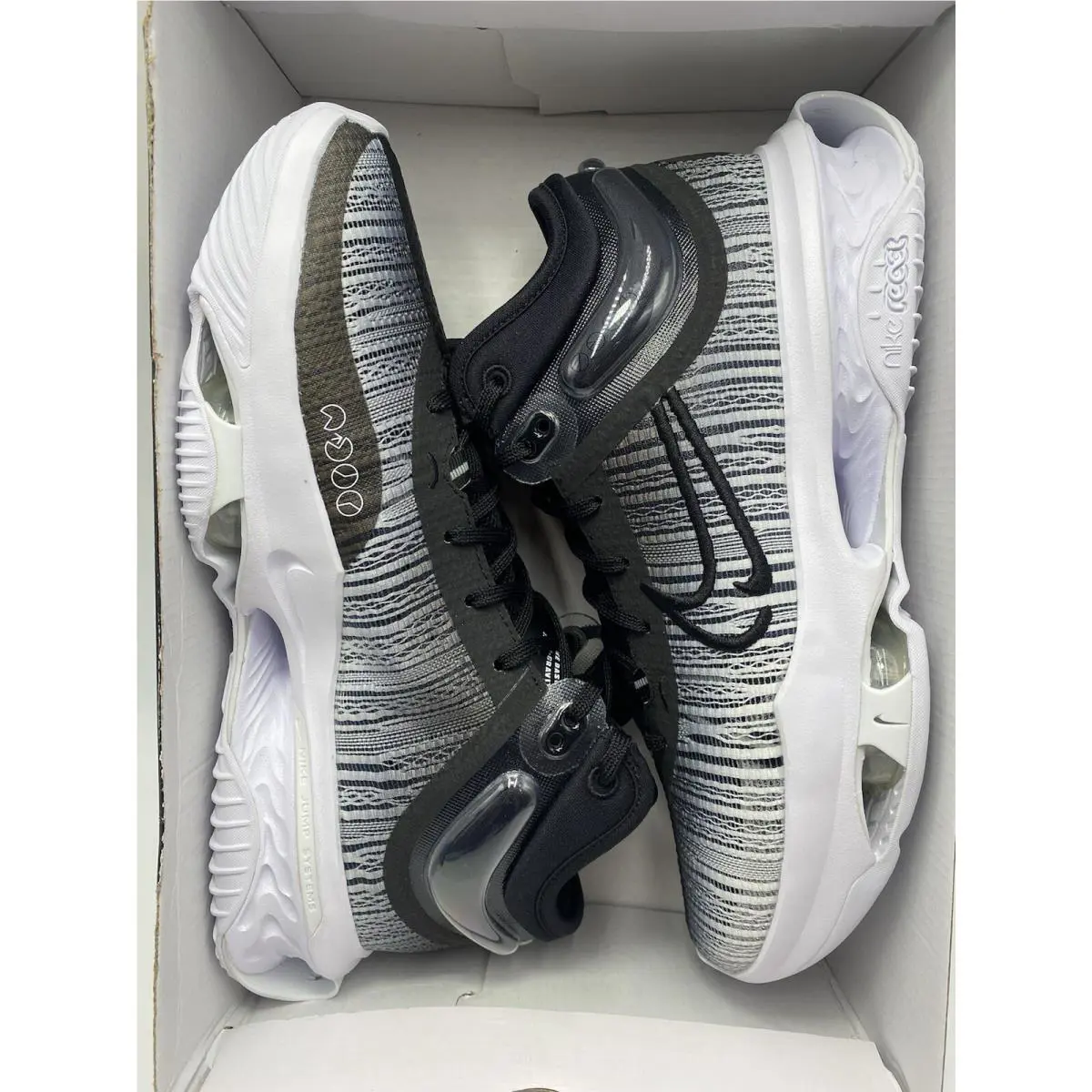 Nike shoes - Nike Air Zoom GT Jump - DJ9431 003 - Black/White-Glacier Blue (UPC: 196975670314) 5