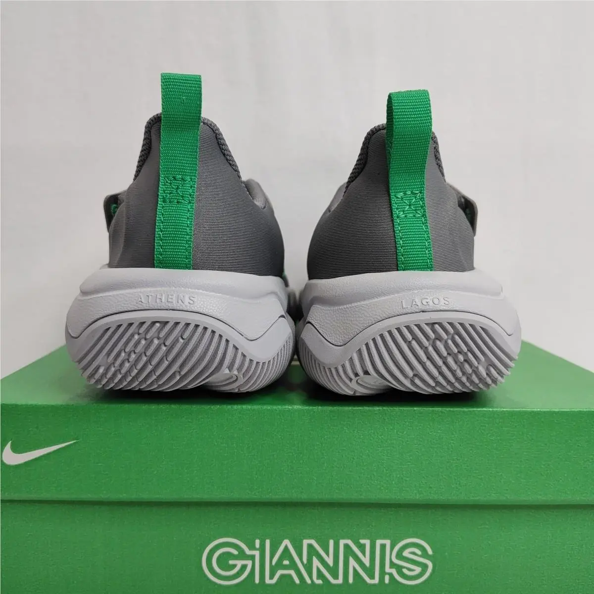 Nike shoes - Giannis Immortality 4 (PS) - Giannis Immortality - FZ6733-002 - Smoke Gray/Stadium Green 8