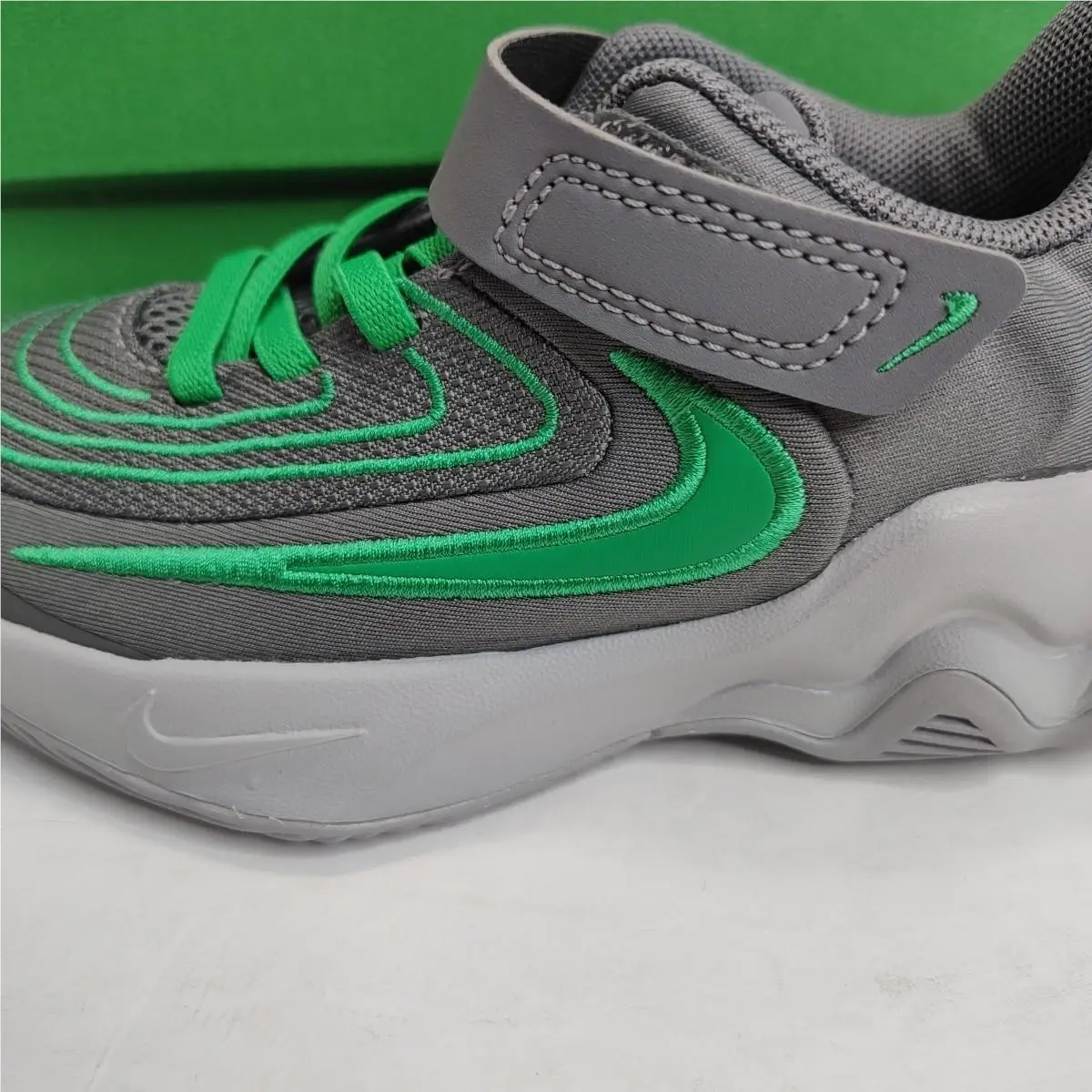 Nike shoes - Giannis Immortality 4 (PS) - Giannis Immortality - FZ6733-002 - Smoke Gray/Stadium Green 5