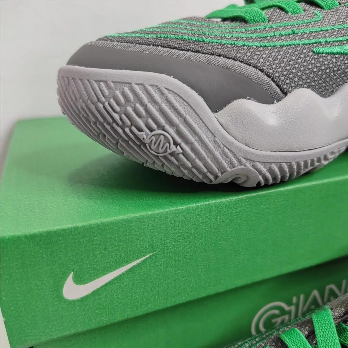 Nike shoes - Giannis Immortality 4 (PS) - Giannis Immortality - FZ6733-002 - Smoke Gray/Stadium Green 7