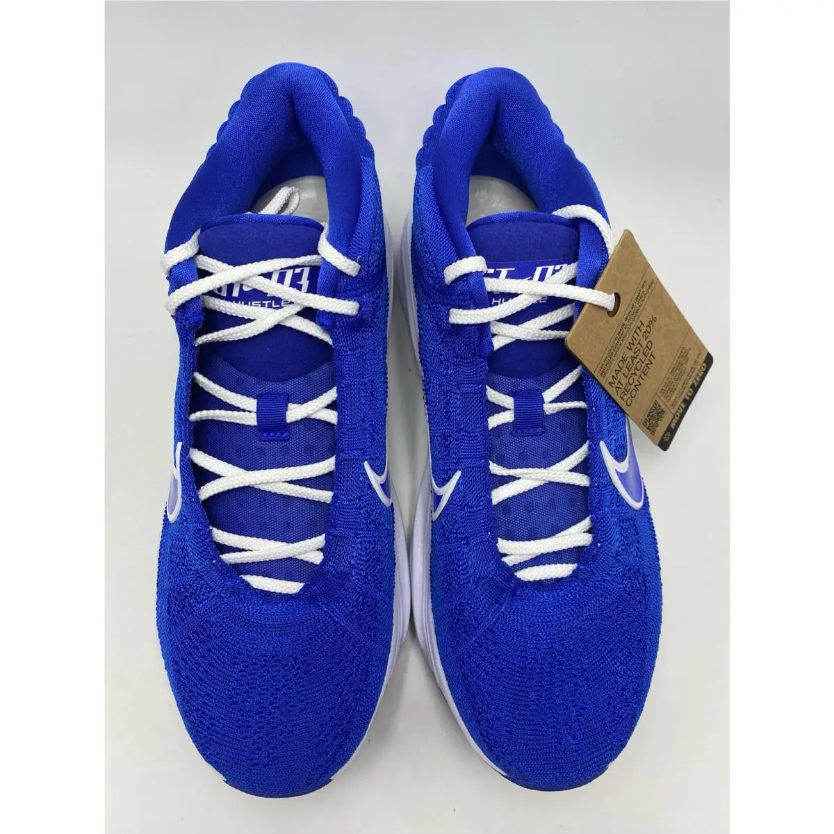 Nike shoes - Nike G.T. Hustle - Hustle - HM0268-400 - Racer Blue/White (UPC: 197597058962) 4