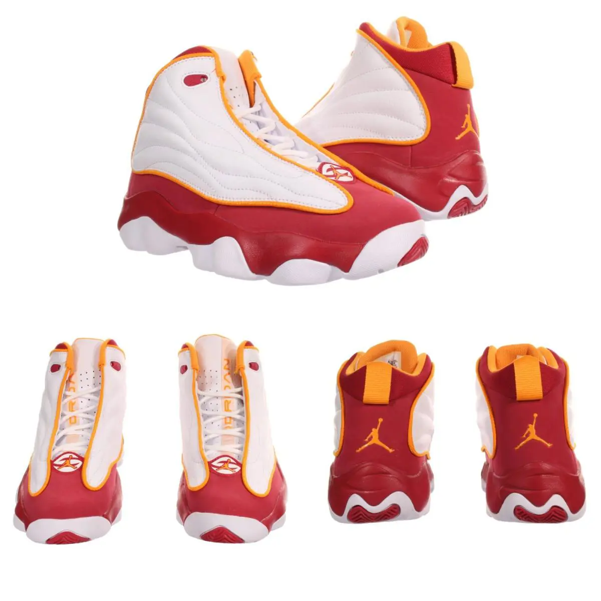 Nike shoes - Nike Jordan Pro Strong (GS) - DC7911 168 - White, Cardinal Red, Vivid Orange 1